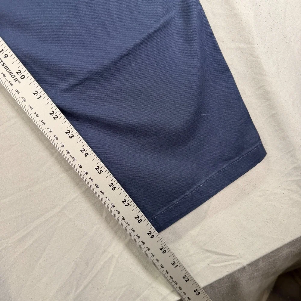 Banana Republic Chino Pants Mens 36x29 Navy Blue Twill Preppy Travel NWT